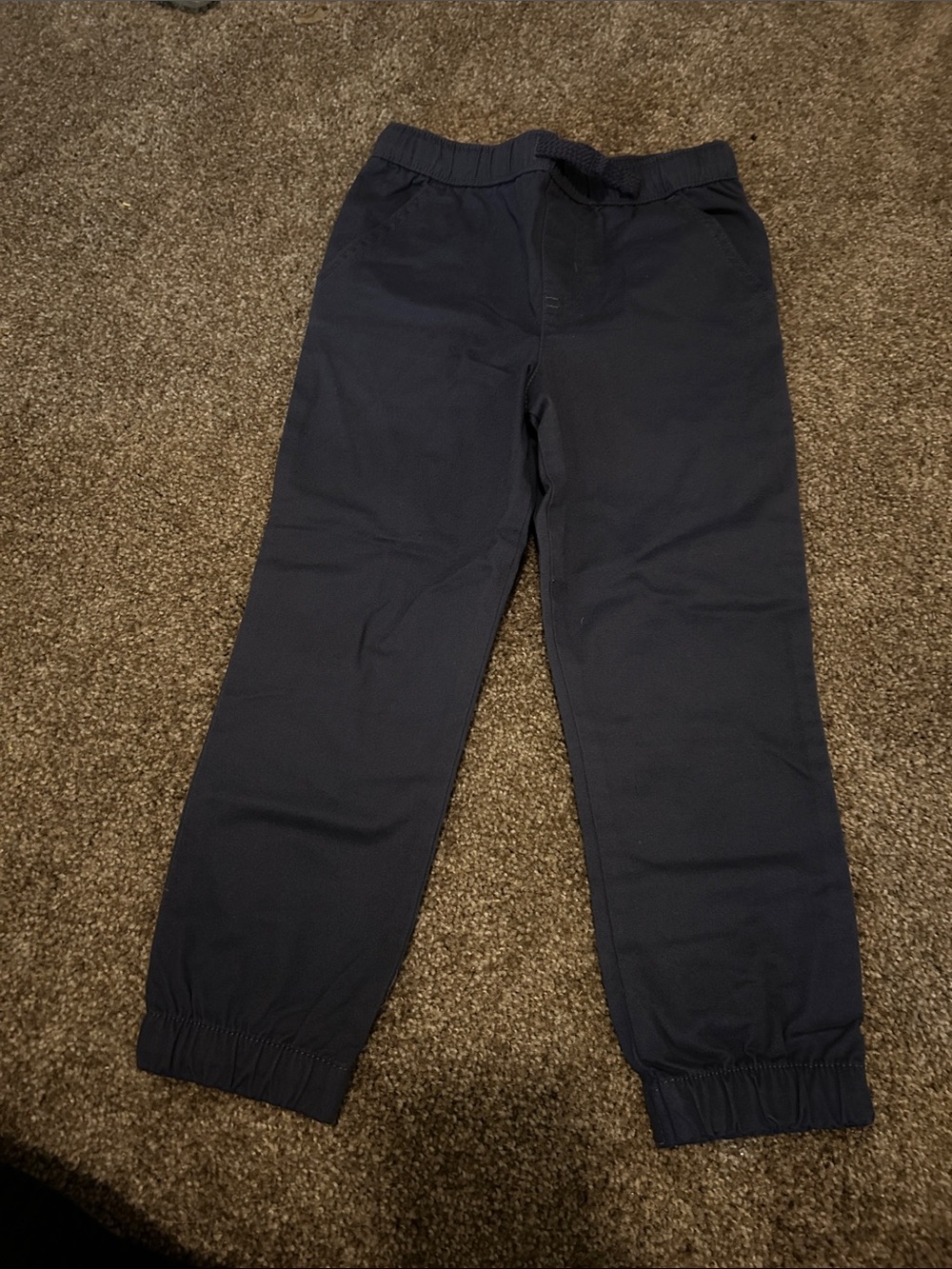 Kids Navy Blue Jogger Pants